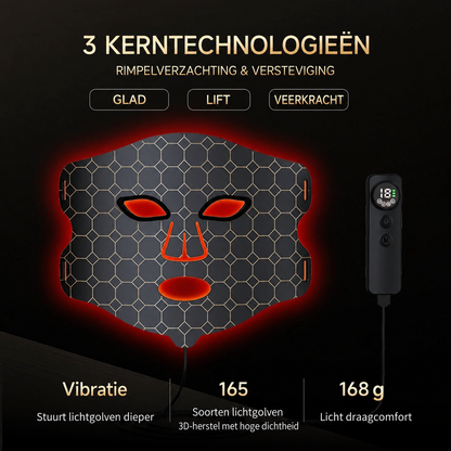 LumiGlow™ LED Masker gezicht