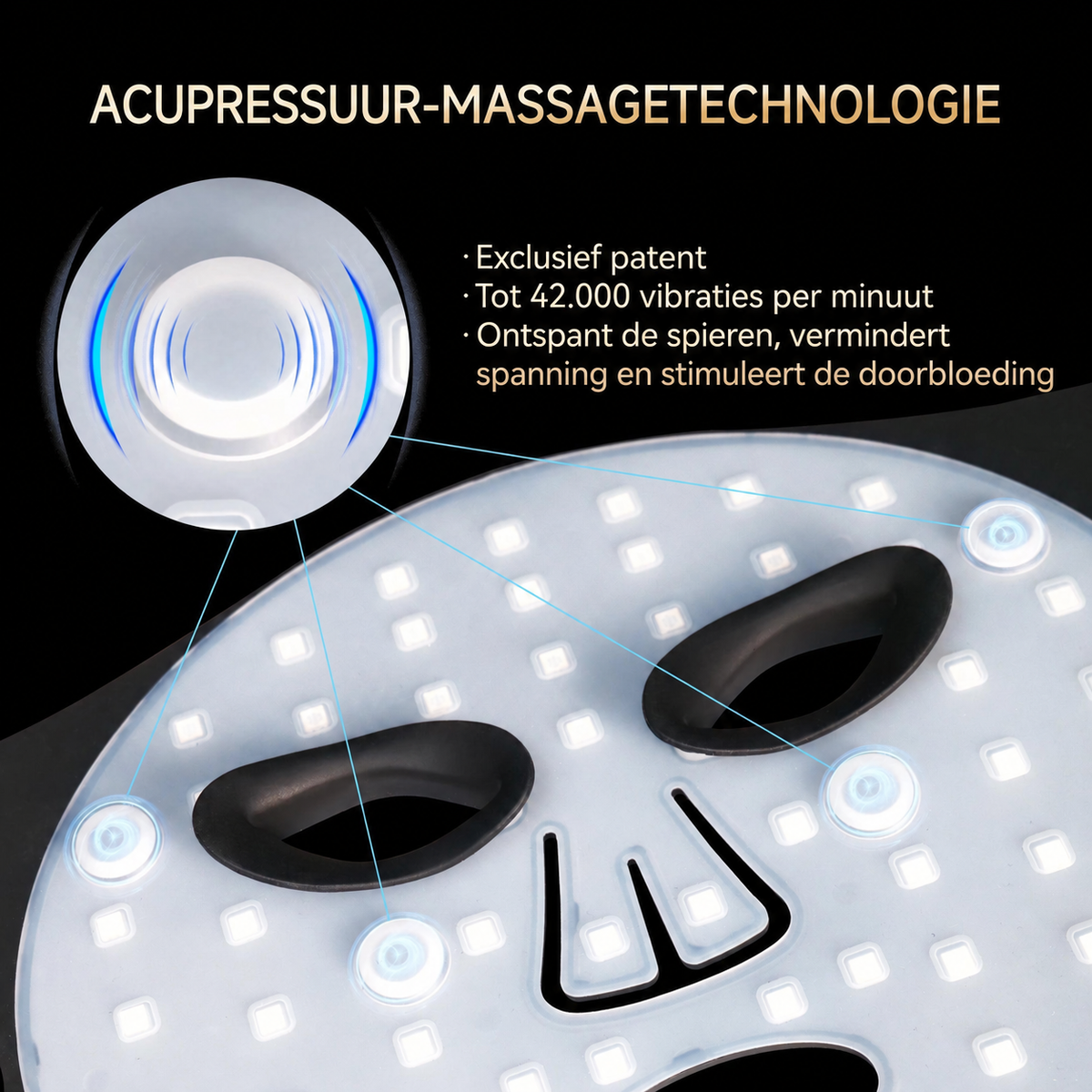LumiGlow™ LED Masker gezicht