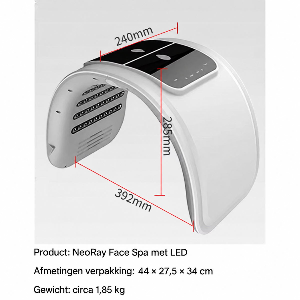 Neoray™ Face Spa met LED