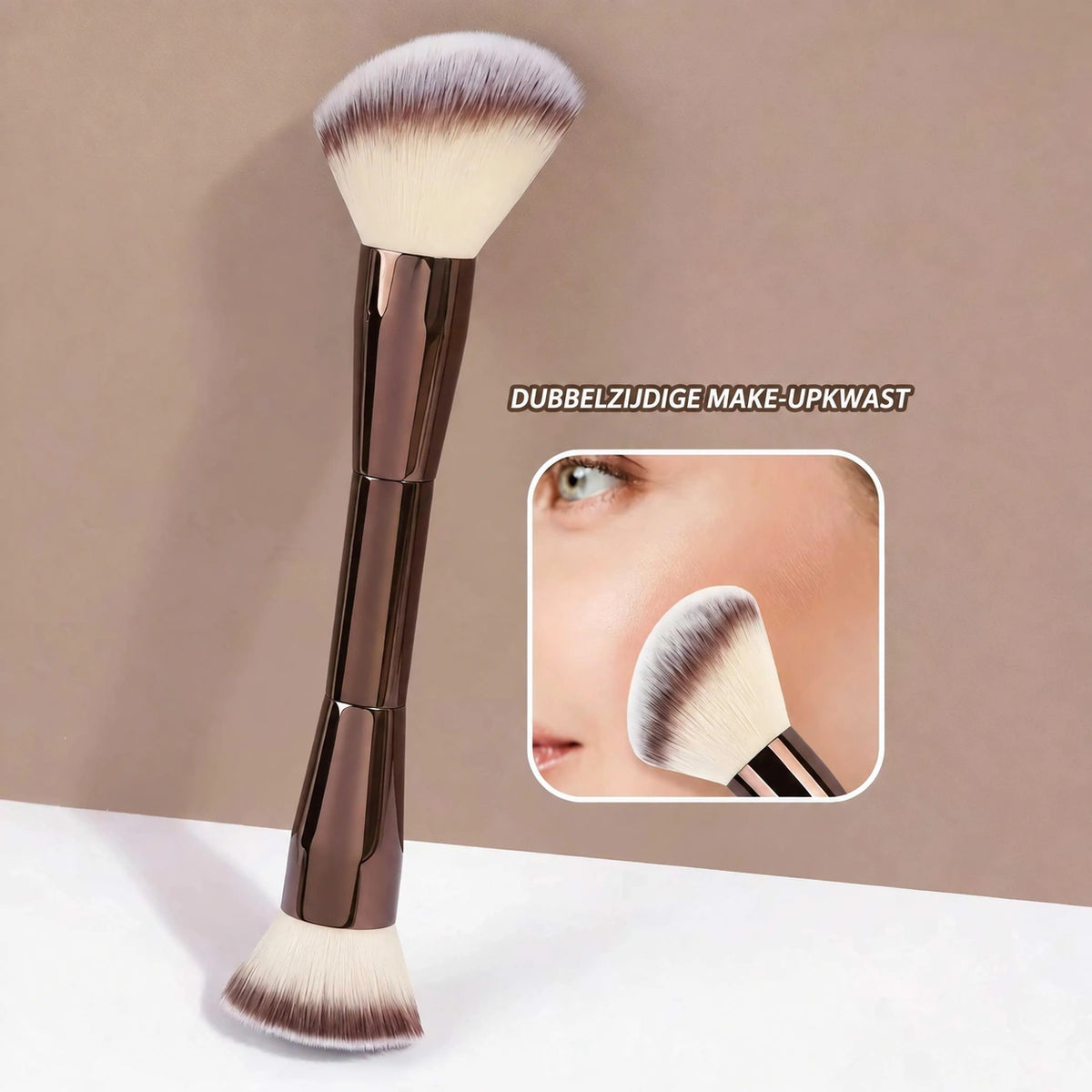 Seravares Foundation Brush dubbelzijdig