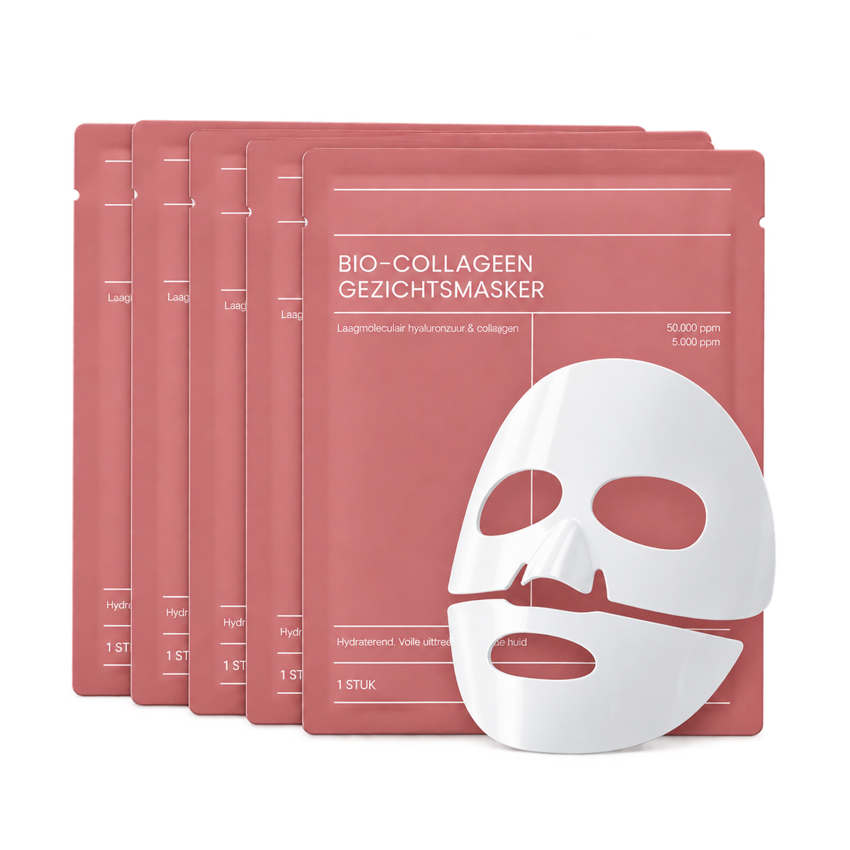 Seravares LED Hydrogel Mask 5-pack